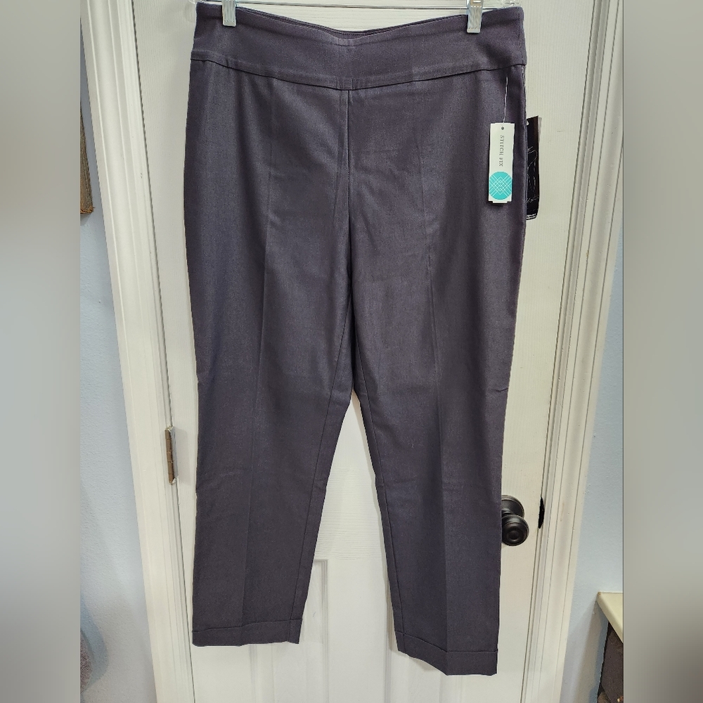 TRIBAL Fia High Rise Cuffed Straight Trouser from Stitch Fit